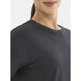 thumbnail image 4 of Athletic Works Women's ButterCore Cropped Tee with Short Sleeves, Sizes XS-XXXL, 4 of 6