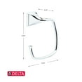 thumbnail image 2 of Delta Everly Towel Ring in Polished Chrome EVE46-PC - New, 2 of 2