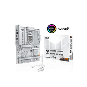 ASUS TUF GAMING B850-PRO WIFI7 W NEO AMD ATX motherboard, 14+2+1 power stages, DDR5 with AEMP, three M.2 slots, PCIe 5.0 for next-gen GPUs, 2.5Gb Ethernet, 64MB BIOS and AI Cooling II.