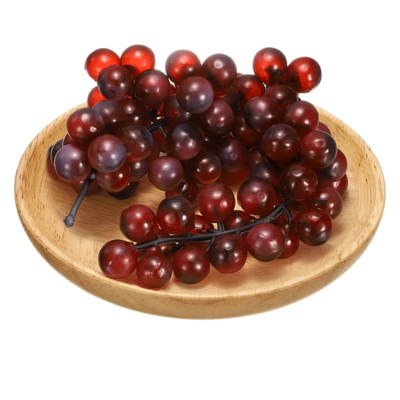 Uxcell Bamboo Serving Tray, 5 x 5 Inch Round Wooden Trays Portable Serving Platters for Food Fruit, Snacks, Bread, Vanity, Weddings, Picnics, Khaki
