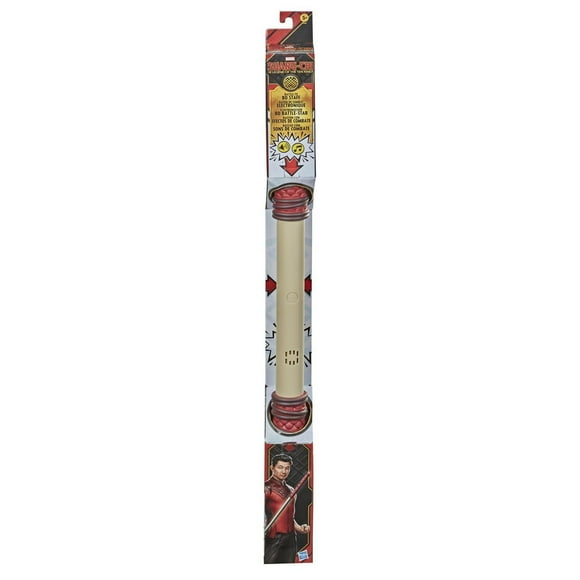 Hasbro Marvel Shang-Chi And The Legend Of The Ten Rings, Bâton de combat électronique, jouet de déguisement, à partir de 5 ans