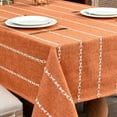 thumbnail image 2 of Table Cloth Rectangle Table  Farmhouse Tablecloth Cotton Linen Tablecloth for Thanksgiving  Halloween Table Cloth  Kitchen  Party  Picnic Outdoor, 2 of 7