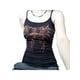 thumbnail image 2 of VISgogo, camisola gótica salvaje a la moda para mujer, estampado gráfico sin mangas, camisetas sin mangas con tirantes, chalecos Punk con espalda descubierta para verano, ropa de calle VISgogo  moda, 2 of 3