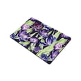 thumbnail image 2 of MKHERT Watercolor Violet Tulip Purple Blossom Flowers Doormat Rug Home Decor Floor Mat Bath Mat 23.6x15.7 inch, 2 of 3