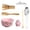 Pink, variant on ACDANC 6Pcs Matcha Whisk Set,Tea Set Matcha Tea Set,Functional Craft Matcha Bowl and Whisk Set,White