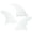 White, variant on Tri Fin 4.37'' Surfing Tri Fin Set Surfboard Fins Thruster 3 Packs