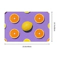 thumbnail image 3 of Bingfone Yellow Lemon And Orange Door Mat 16"X24" Front Entrance Non-Slip Low Profile Washable For Entryway, 3 of 9