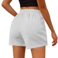 thumbnail image 4 of Kaemgyyd Womens Sweat Shorts Casual Summer Athletic Shorts Comfy Solid Workout Shorts with Pockets Spring Outfits, 4 of 4