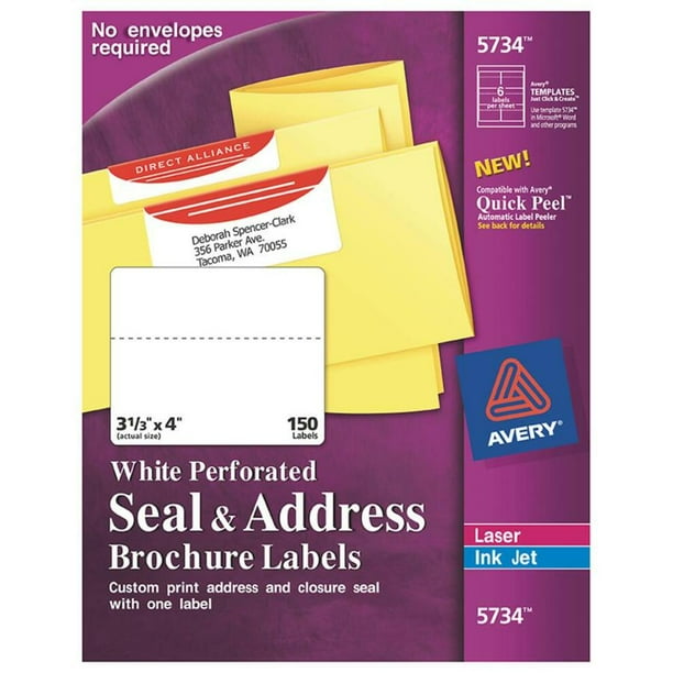 Avery Printable Mailing Seals - Walmart.com