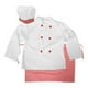 thumbnail image 3 of 1 juego de disfraz de chef para niños, abrigo de cocina, gorro de chef, delantal, suministros para juegos de rol de chef, 3 of 7