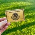 thumbnail image 2 of Clearance! Mexican Express Credit Card Sticker Debit Card Skin Credit Card Skin Cover Stylish Card Stickers for Debit Cards Credit Cards Card Cover (Golden Mexican Express) Stickers,E, 2 of 6