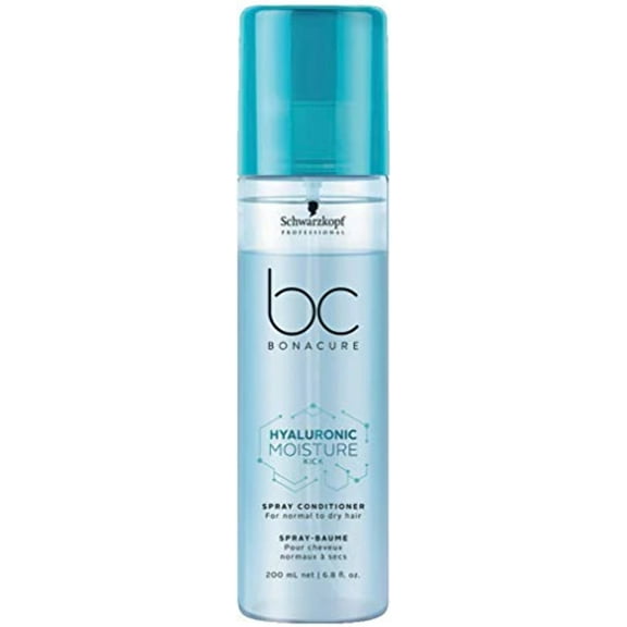 Schwarzkopf Professional Bonacure Hyaluronic Moisture Kick Spray Conditioner | For Dry Hair | 200 ml