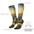 thumbnail image 4 of Balery Starry Sky Moon Sunflower Calcetines novedosos Calcetines deportivos Calcetines hasta la rodilla Calcetines de algodón Calcetines originales y geniales, 4 of 6