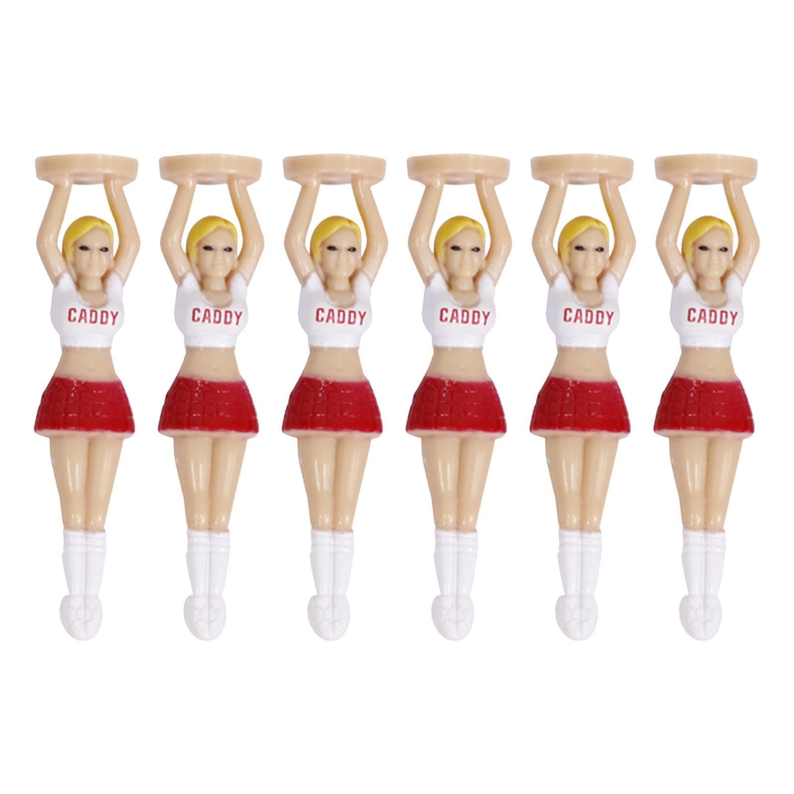 Baoblaze 5x6 Pieces Lady Body Golf Tees Beginners for Driving Range Indoor Outdoor Yard