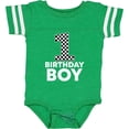 thumbnail image 3 of Inktastic 1st Birthday Boy Checkered Number Boys Baby Bodysuit, 3 of 5