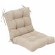 thumbnail image 1 of predolo Cojín Mecedora Impermeable Cojín para Silla de Respaldo Alto Transpirable Almohadón Tumbona para Exterior, Jardín, Terraza, 1 of 9