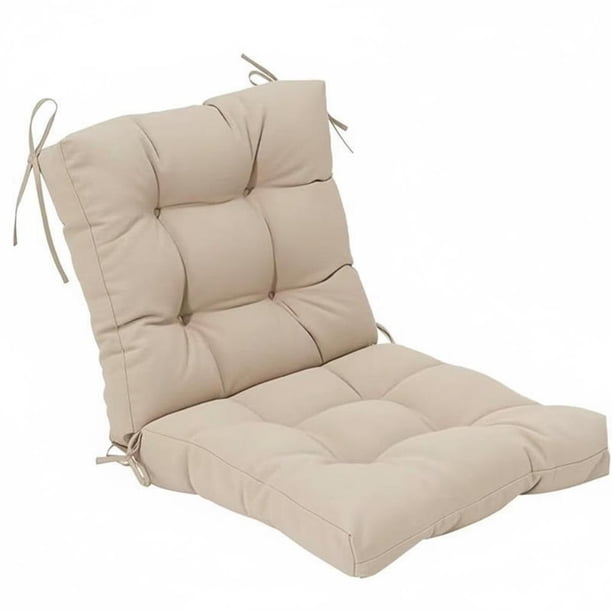 predolo Cojín Mecedora Impermeable Cojín para Silla de Respaldo Alto Transpirable Almohadón Tumbona para Exterior, Jardín, Terraza