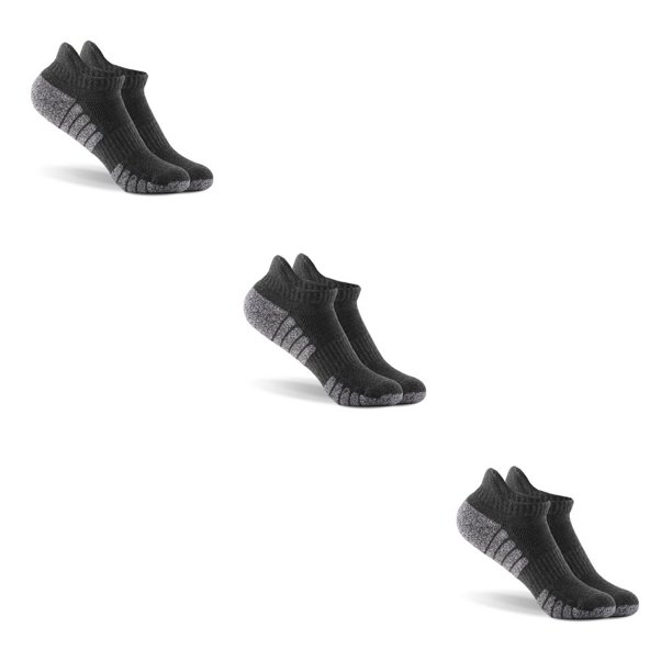 Calcetines tobilleros Minnieouse de algodón casuales deportes de invierno Gris oscuro L