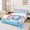 Blue, variant on Feelyou Summer Ice Cream Baseball Twin Sheets for Girls, Pink Glove Drip Bedding, 3pcs, 1 Flat Sheet, 1 Fitted Sheet and 1 Pillowcase