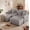 Light Gray, variant on Wiilayok Convertible Modular Cloud Sofa,U Shaped Sectional Sofa Couch Set with Ottoman,Central Console,Cup Holder, Adjustable Backrest for Living Room,Black