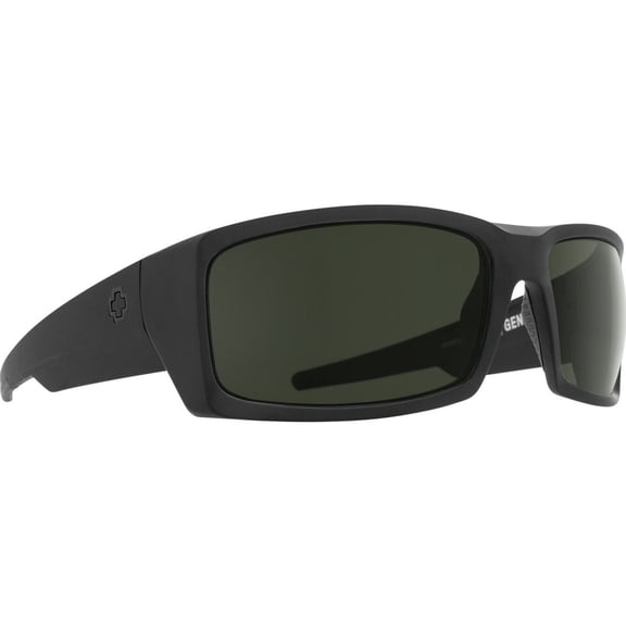 Spy General Sunglasses Matte Black/Grey Polarized Lens Mens