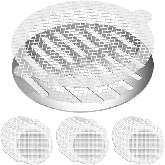 Ozmatip 12 Pack, Mesh Drain Hair Catcher for Bathroom and Kitchen Sinks and Showers ,Home Essentials Hair Catcher Shower Drain to Help Prevent Clogging