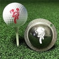 thumbnail image 4 of Soidarity Marcador de pelota de Golf, herramienta de alineación de señal de Humor para adultos, plantilla de marcador de señal, marcador delineador DIY, Golf No.2 Soidarity OD015907-02, 4 of 5