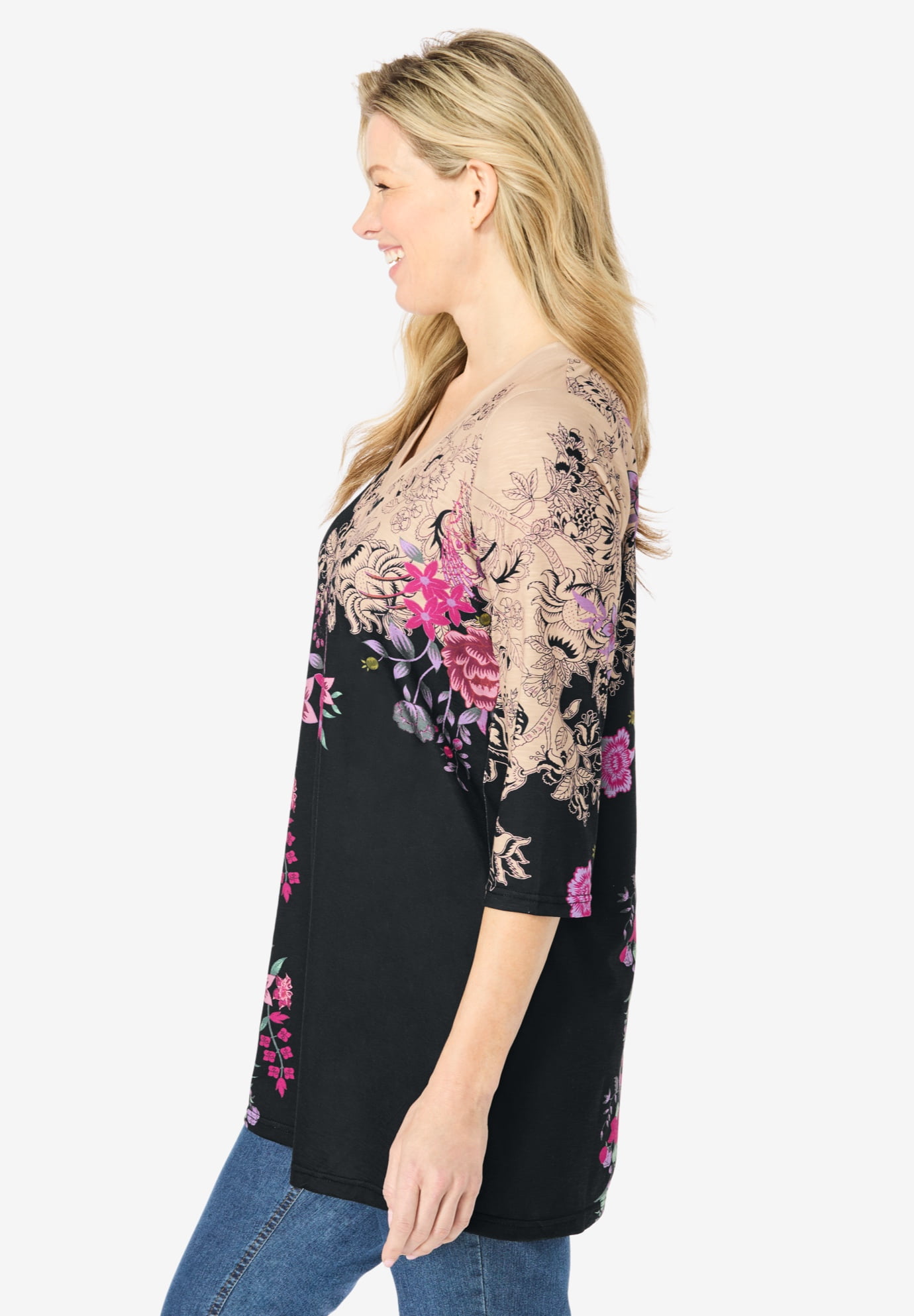 Plus Size Watercolor Tunic - image 5