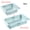 Blue-1PCS, variant on Hanging Fridge Organizer Drawer, Plastic Slide-Out Storage Basket for Eggs Fruits Kitchen Refrigerator