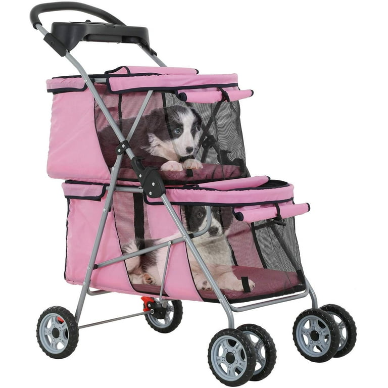 BestPet Dog Stroller Cat Stroller Pet Jogger Stroller for Small Medium Dogs Cats - Walmart.com