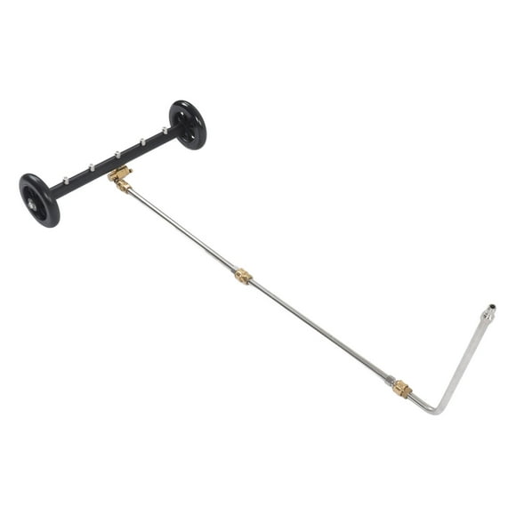 Pressure Washer Undercarriage Cleaner, 4000psi 2 in 1 Under Car Water Broom Surface Cleaner with 3 Extension Wands for Courtyard, Undercarriage Pressure Washer Water Broom