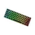 thumbnail image 2 of Ergonomic Corded Gaming Keyboard 61 Key LED Backlit Waterproof Keyboard for PC Computer Gaming Office Accessories, 2 of 10