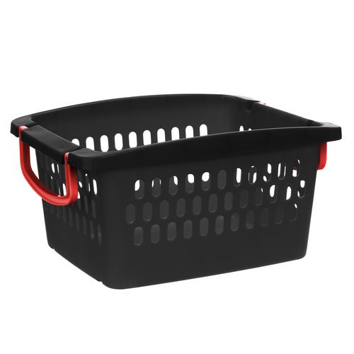Mainstays Medium Stacking Basket, Black