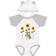 thumbnail image 3 of Inktastic Reading Book Lover Sunflower Fox Boys or Girls Baby Bodysuit, 3 of 5