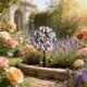 thumbnail image 1 of Árbol Artificial con Forma de Bola de Rosas para Decoración de Exteriores, Arreglo de Escena de Moda, Decoración de Flores de Simulación., 1 of 7