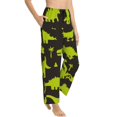 thumbnail image 2 of Balery Cute Cartoon Dinosaurs print Women's Pajama Pants,Ultra Lightweight Pjs,Lounge Pant-Large, 2 of 9