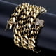 thumbnail image 1 of Collar para mujer, joyería para mujer, joyería para mujer, collar de cadena de eslabones cubanos de Miami para hombre, cadena cubana de 10 mm con puntas, 18 pulgadas de largo, joyería de hip hop., 1 of 5