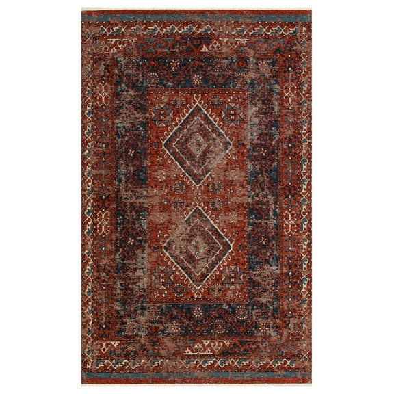 Thailand Brown Vintage Acrylic Area Rugs for Living Room Jacquard Textured Modern Rugs Soft Geometric Rug for Bedroom Washable Rug Non-Slip Bohemian Carpet Perfect for Dining Room Office Beige
