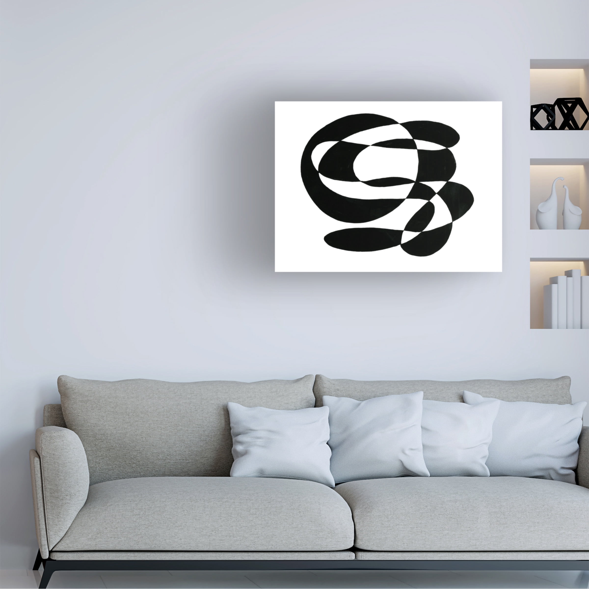 Renee W. Stramel 'Tenuous III' Canvas Art