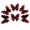 A, variante sur fheaev Autocollants Muraux Décoratifs Double Saint-Valentin Paillettes Autocollants Décoratifs Stéréoscopiques Ensemble de 6