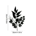 thumbnail image 3 of Neoyler Halloween Decorations Indoor Ghost Decor with Elegant Black Maple Leaf Cuttings for Festive Vibe In Living Spaces and Event Venues 19.7x11.8x11.8in Black, 3 of 6