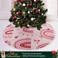 thumbnail image 6 of FMSHPON Valentines Mother's Day RainbowsHearts Xmas Christmas Tree Skirt Stand Mat for Holiday Party Decoration Indoor Outdoor 36 inches, 6 of 6