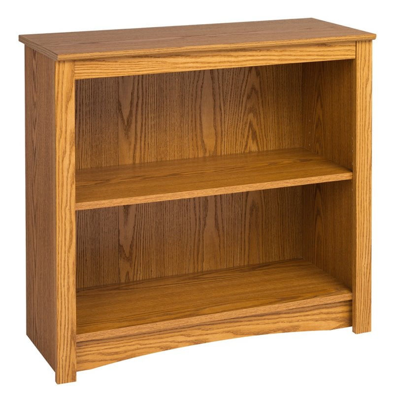 Atlin Designs 2 Shelf Wood Bookcase In Oak Walmart Com Walmart Com walmart com