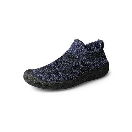

Colisha Mens Aqua Socks Breathable Sneakers Knit Upper Water Shoe Trekking Comfort Hiking Shoes Sport Sock Sneaker Dark Blue 5-5.5