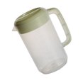 thumbnail image 3 of Recipiente para almacenamiento de bebidas con tetera medidora de té con leche de gran capacidad con tapa Jarra de agua fría resistente al calor Jarra de jugo de plástico (2500 ml de color aleatorio), 3 of 5