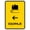 Warning Sign 4, variant on Baggage Yellow Spanish Portrait 8"x12" Metal Sign, Spanish Sign, Danger Warning Sign, Indoor Outdoor Wall Sign, Man Cave Yard Decor
