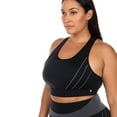thumbnail image 4 of White Mark Women's Plus Size Cut Out Back Mesh Sports Bra, 4 of 5