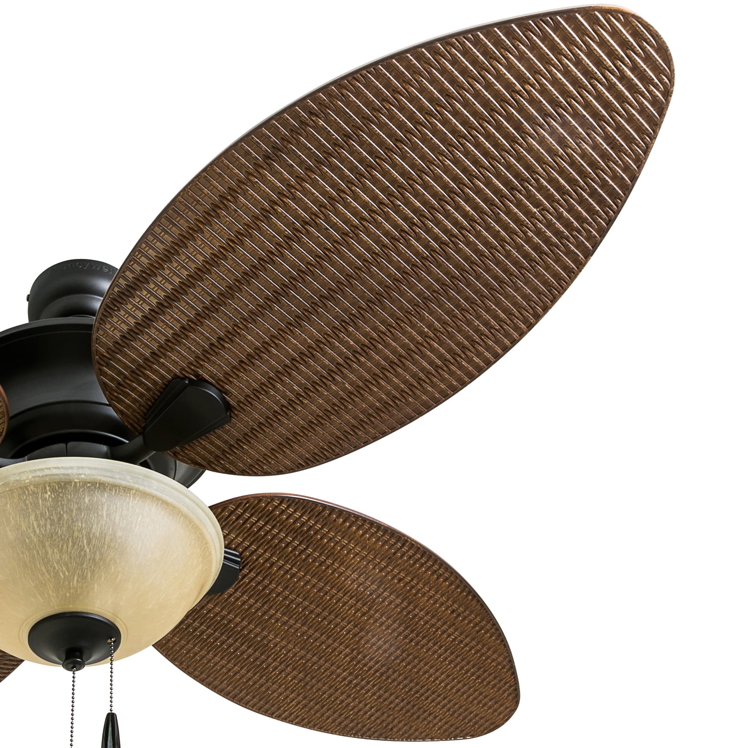 52" Honeywell Sunset Key Bronze 4-Blade Tropical Ceiling Fan W/ Reversible Airflow