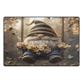thumbnail image 2 of Ryvnso Gnome in Garden Area Floor Mat Non-Slip Carpet Soft Rugs Doormats 31" x 20", 2 of 7
