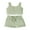 Green, variant on Bagilaanoe 2pcs Little Girls Short Pants Set Sleeveless Vest Tops + Shorts 4T 5T 6T 7T 8T Kids Casual Summer Outfits